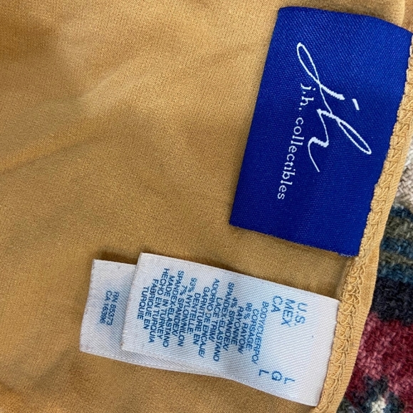 JH, Yellow Tank Top - Size L - Picture 2 of 3